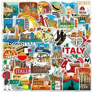 Italy Assorted Italian Themed Stickers